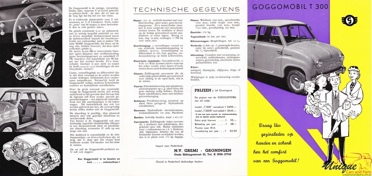1957 Glas Goggomobil T300 Brochure Page 5